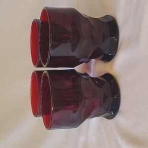 Set of 4 Anchor Hocking Georgian 5oz Glasses